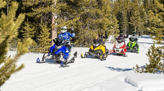 ISMA 2013 snowmobile stock image